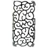 iPhone 5 Ultra Thin Palace Design Plastic Case - Silver